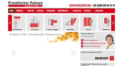 Desktop Screenshot of frankfurter-fahnen.de